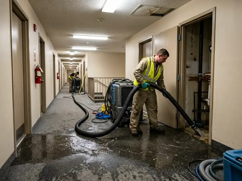 multi-unit-apartment-hallway-f-005 — frequently asked questions, Emergency Burst Pipe Water Extraction & Removal in Asbury P…